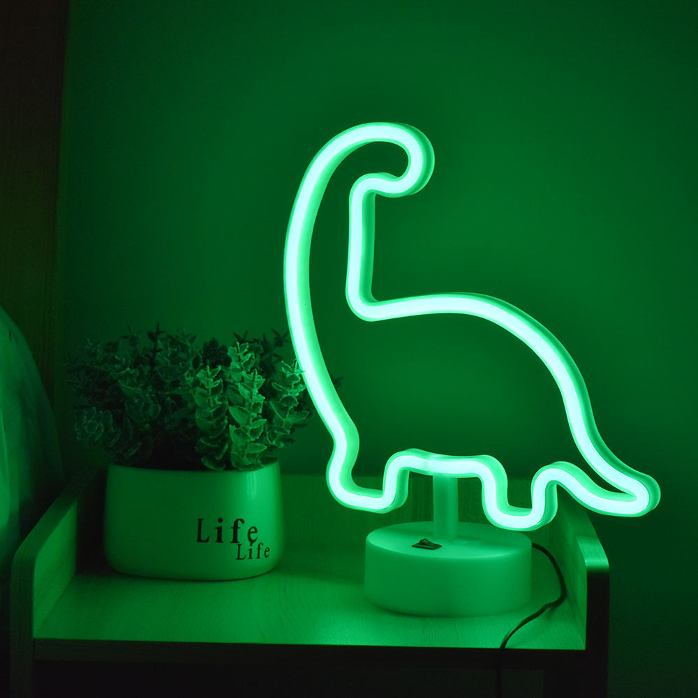 LED Neon Lamp Love Desk Lamp Romantic Dormitory Bedroom