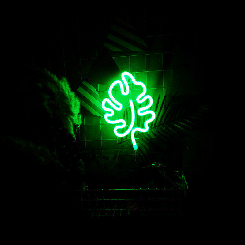 LED Neon Tree Leaf Shape Decorative Lights