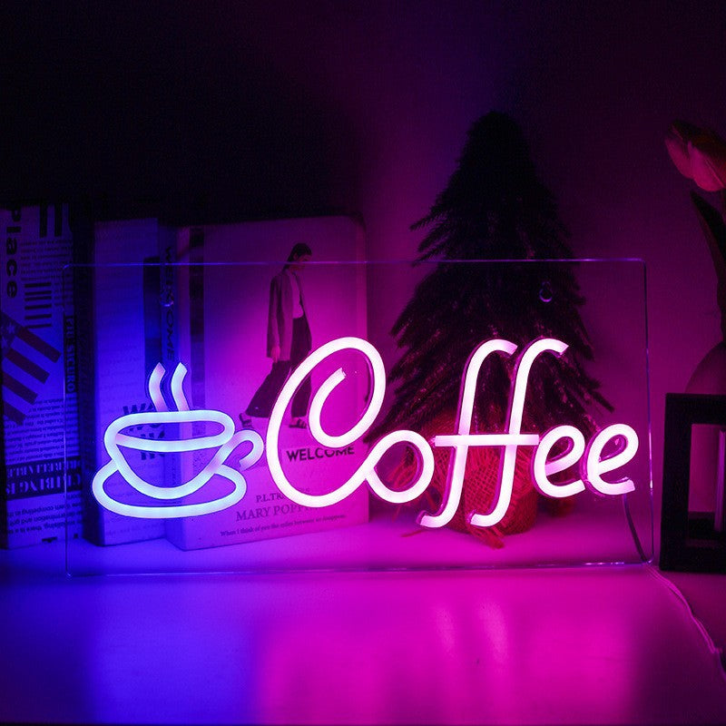 LED Backboard Neon Luminescent Lamp Decorative Light