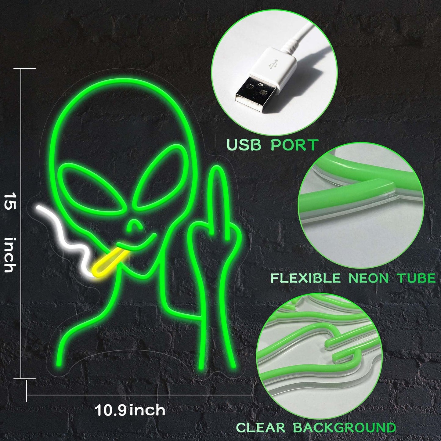Led Backboard Transparent Acrylic Neon Light