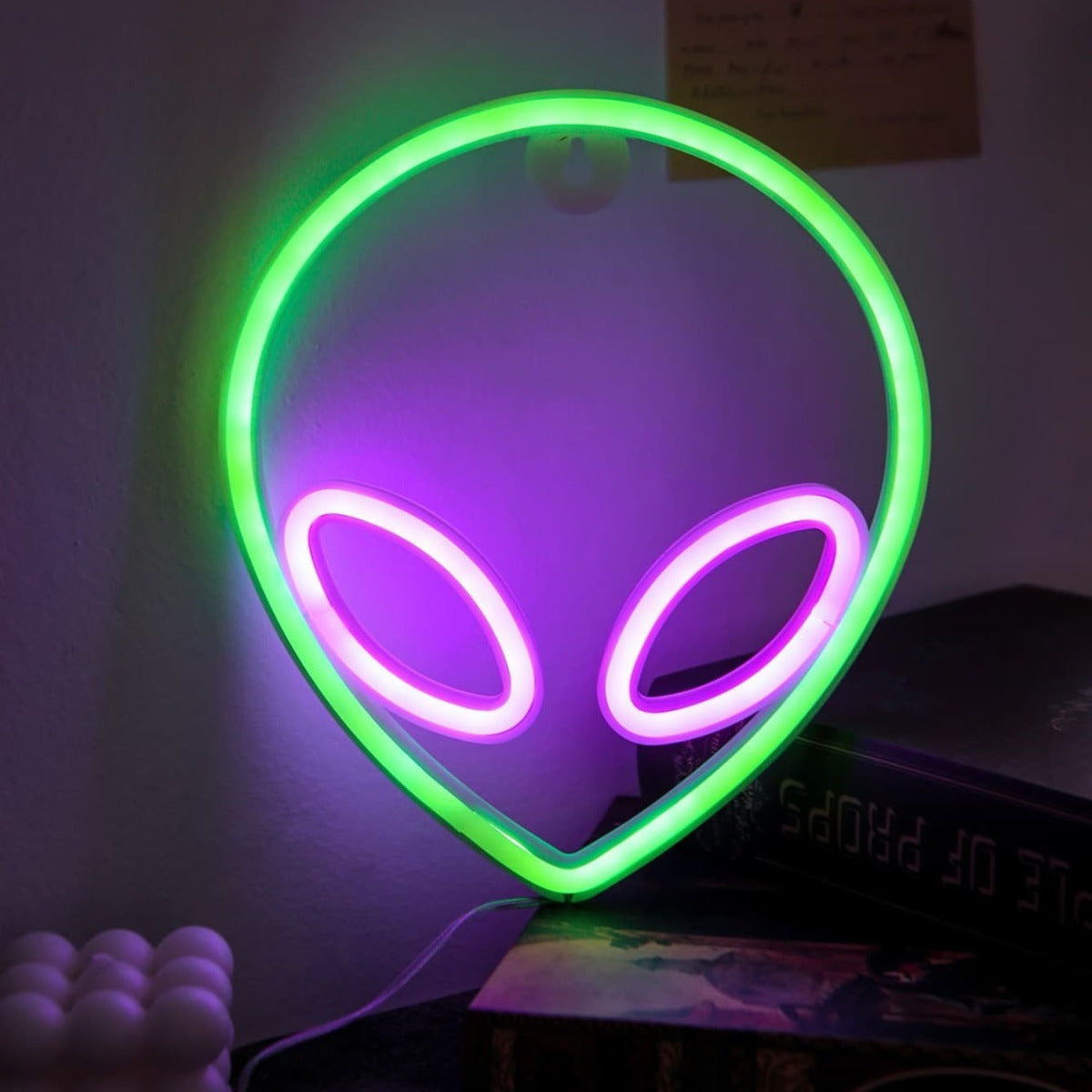 LED Alien Neon Wall Hanging Modeling Lamp