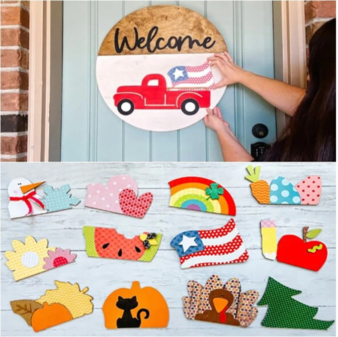 Welcome Sign Dwarf Sign Welcome Sign Porch Decoration Sign Pendant