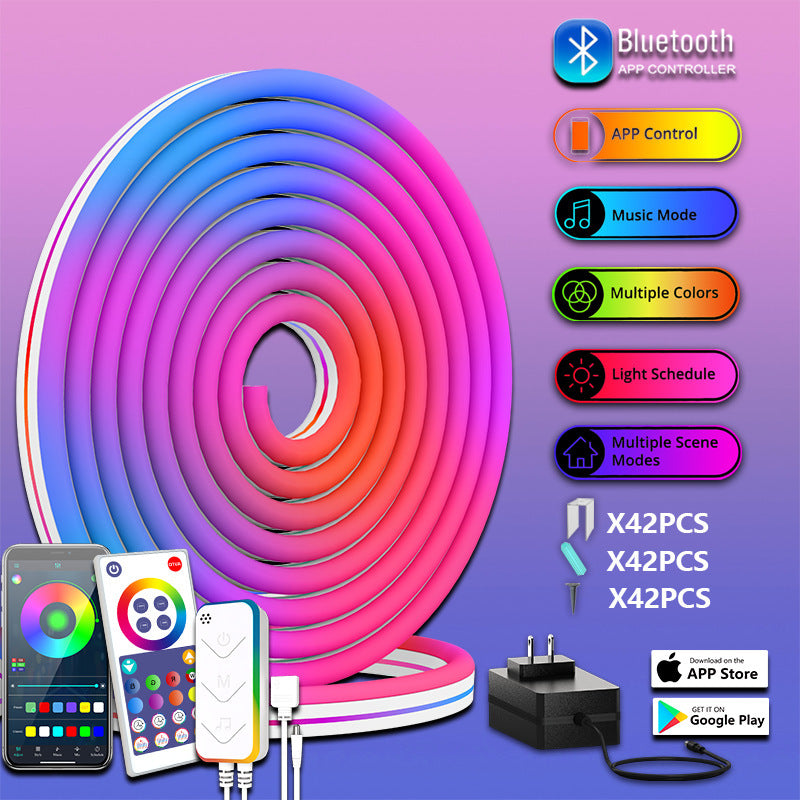 Private Graffiti WIFI Intelligent Silicone LED Neon Light Band