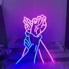 Couple Neon Sign – Bedroom Wall Decor