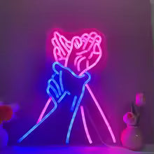 Couple Neon Sign – Bedroom Wall Decor