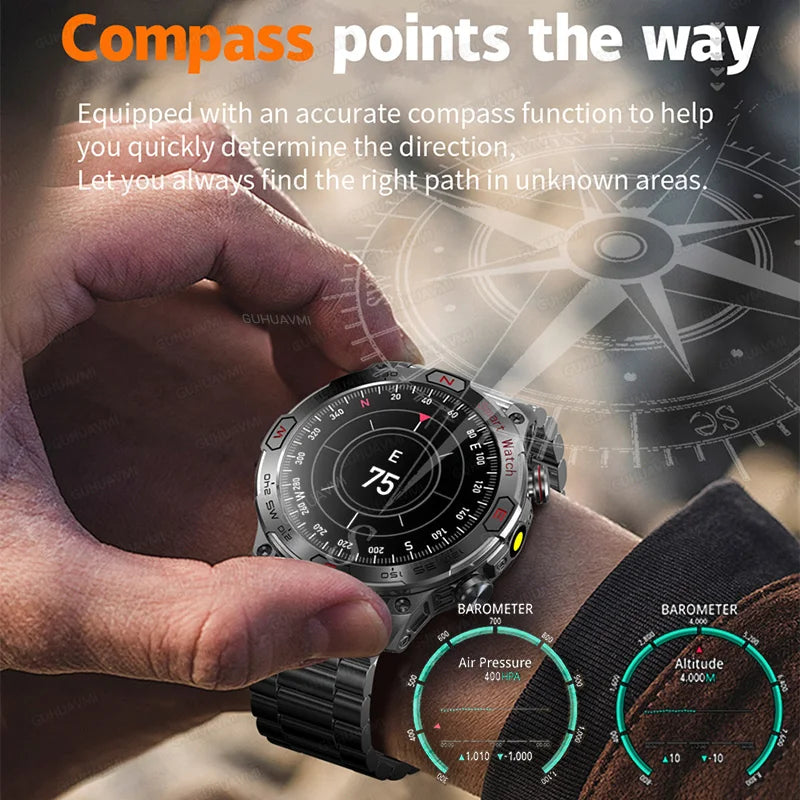 Outdoor Military Smart Watch