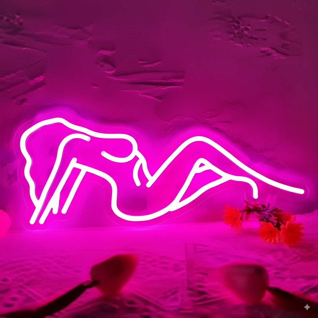 King Neon Sign –Sexy Lady LED Display