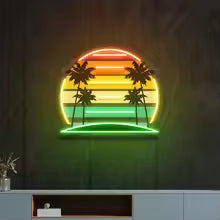 Sunset Neon Sign Sunrise Neon Sign