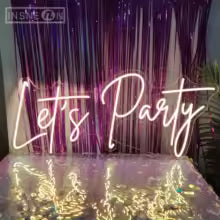 Lets Party Neon Sign