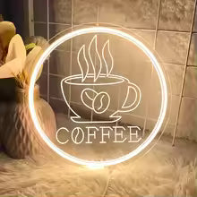 LED Coffee Neon Sign