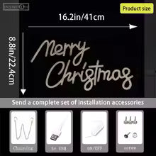 Merry Christmas Neon Sign