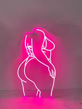 Neon Woman Sign – Body Line Art Decor
