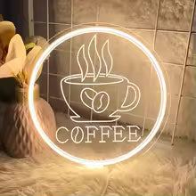 LED Coffee Neon Sign