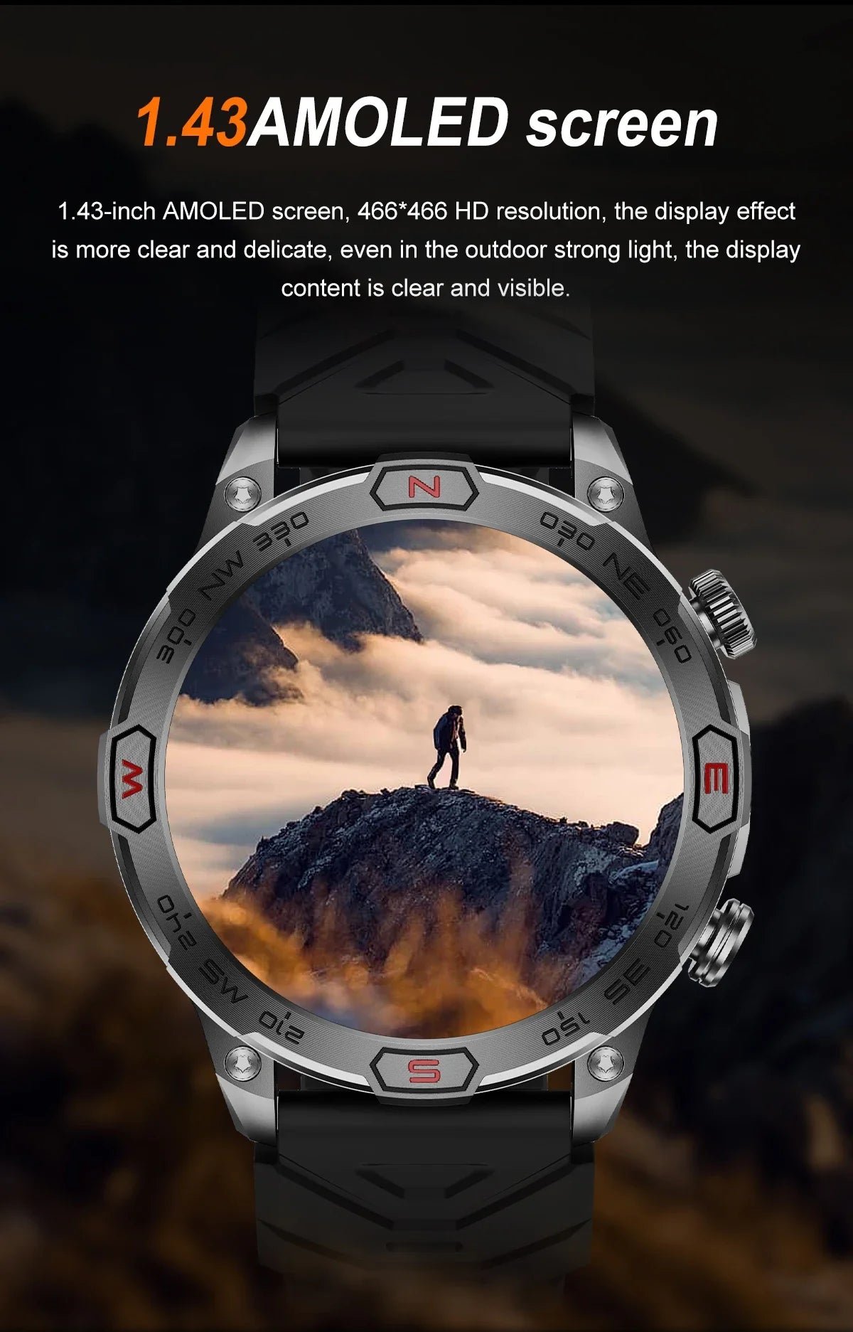 Outdoor Military Smart Watch