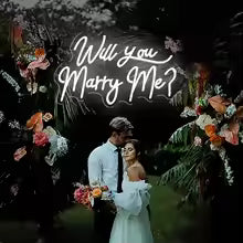 Will You Marry Me Neon Sign