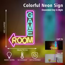 Game Room Neon Sign