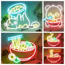 Ramen Noodles Neon Sign