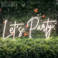 Lets Party Neon Sign