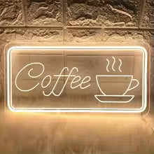 Coffee Neon Sign For Wall Decor