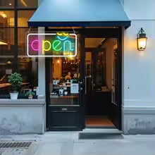 Open LED Neon Sign Business LED Neon