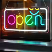 Open LED Neon Sign Business LED Neon