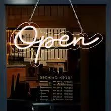 Open LED Neon Sign