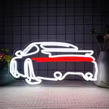 Sports Car Neon Sign