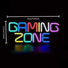 GAMING ZONE Back Led Neon