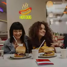 Fast Food Restaurant Neon