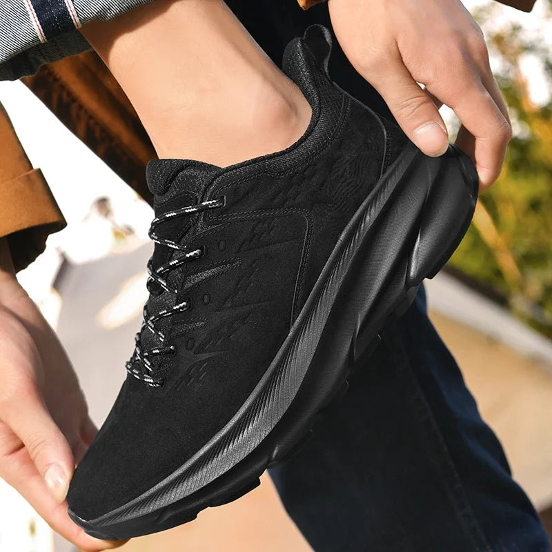 Nubuck Leather Sneakers