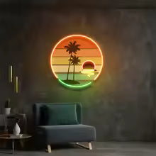 Sunset Neon Sign Sunrise Neon Sign