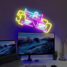 Race Car Neon Sign Racing Car Wall Decor