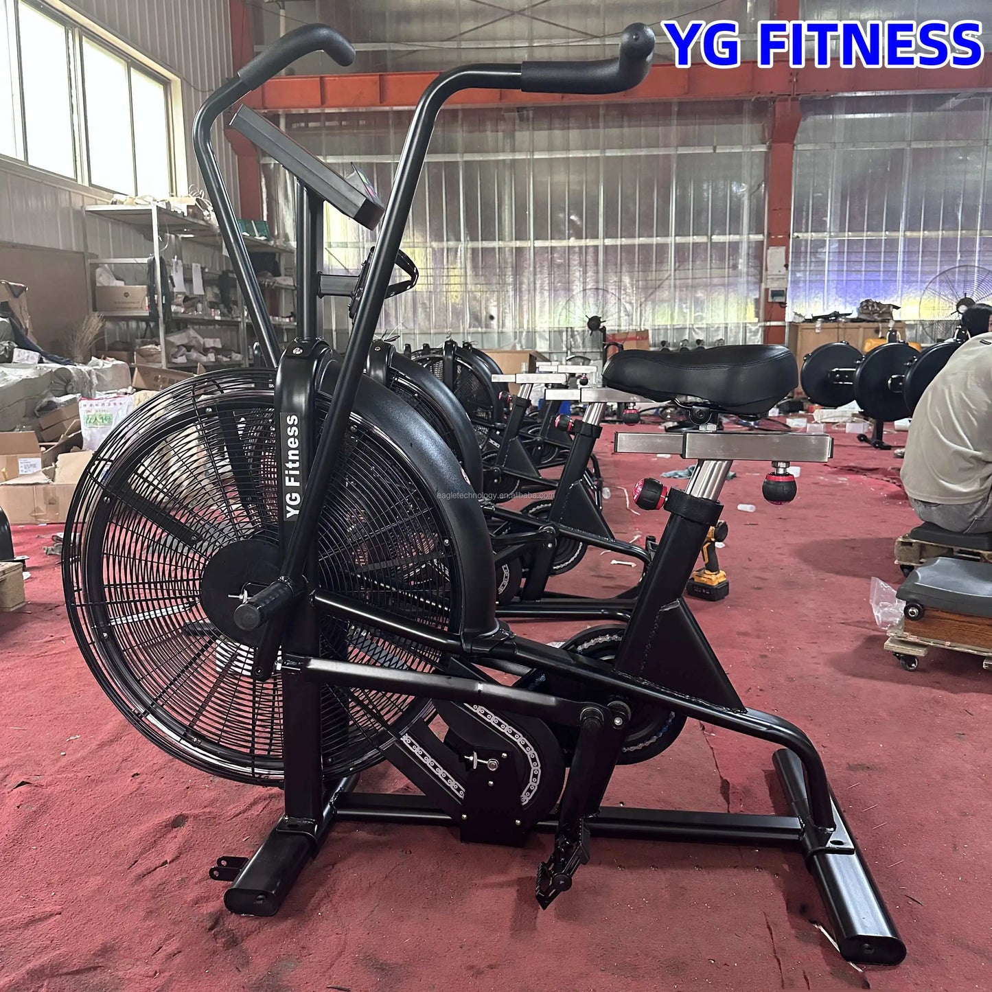 Air Bike,Commercial Gym Bikes Club Professional Air Bike Fitness Equipment Indoor Exercise Air Bike Hot Selling Fitness