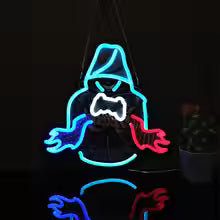 Neon Gamepad Light – Gaming Room Decoration