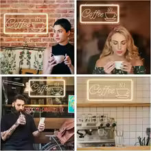 Coffee Neon Sign For Wall Decor