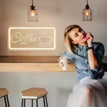 Coffee Neon Sign For Wall Decor