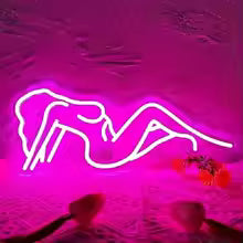 King Neon Sign –Sexy Lady LED Display