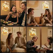 Ramen Cat Neon Sign Cat Noodles Led Food Sign