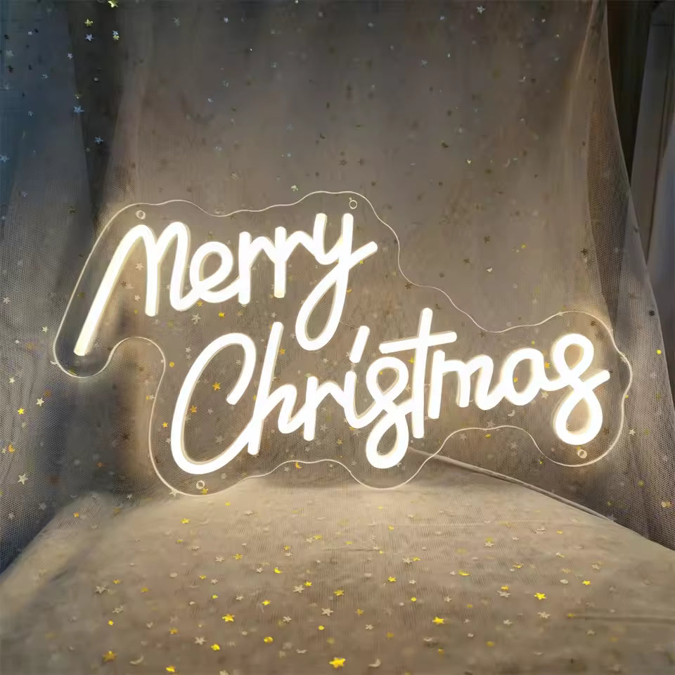 Merry Christmas Neon Sign