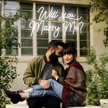 Will You Marry Me Neon Sign