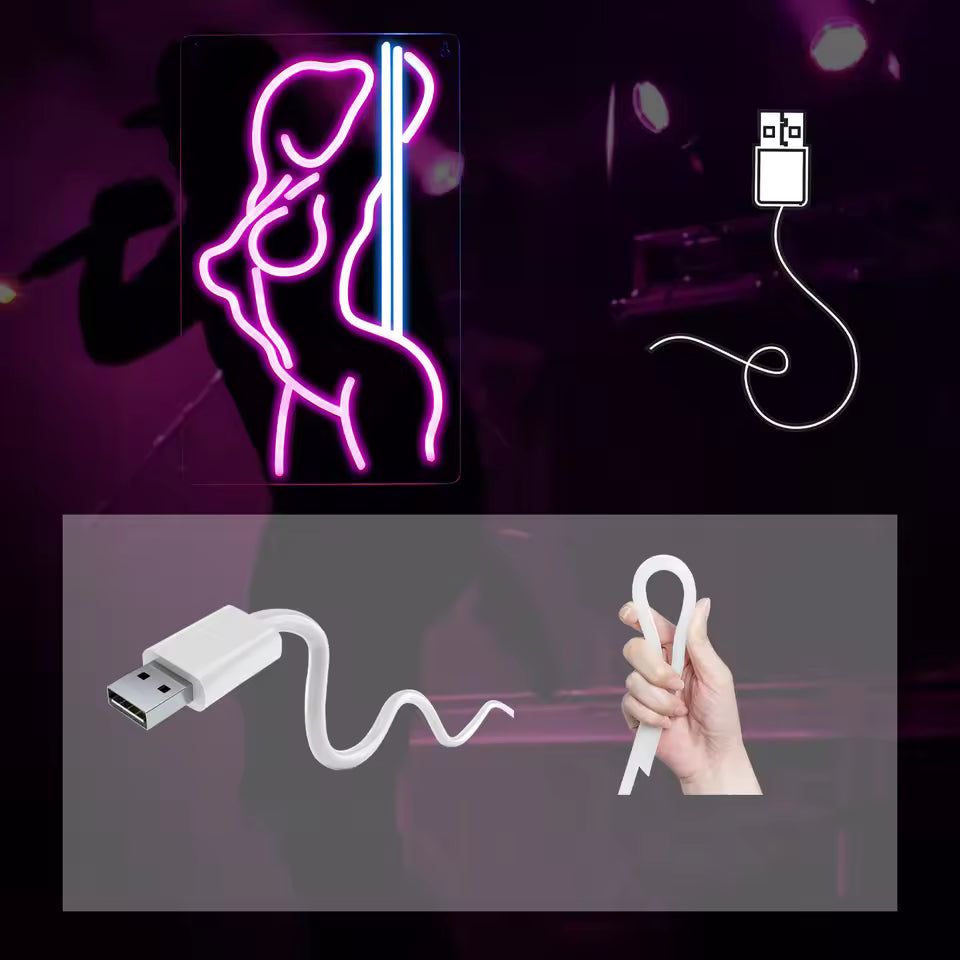 Pole Dancer LED Wall Light