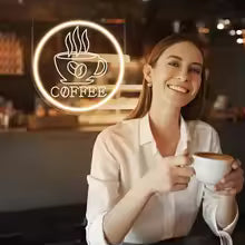 LED Coffee Neon Sign