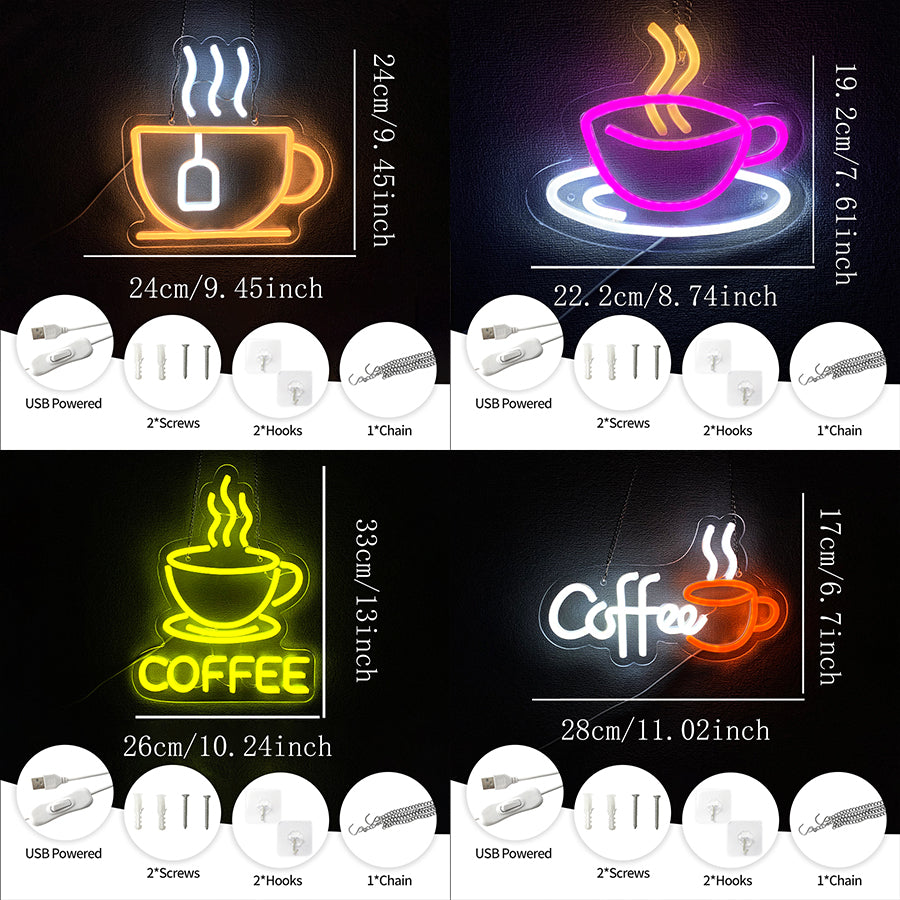 Coffee Neon Sign, Coffee Super Bright Led Sign