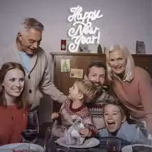 Happy New Year Neon Sign