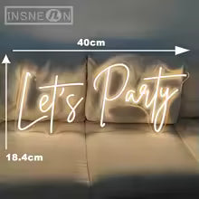 Lets Party Neon Sign