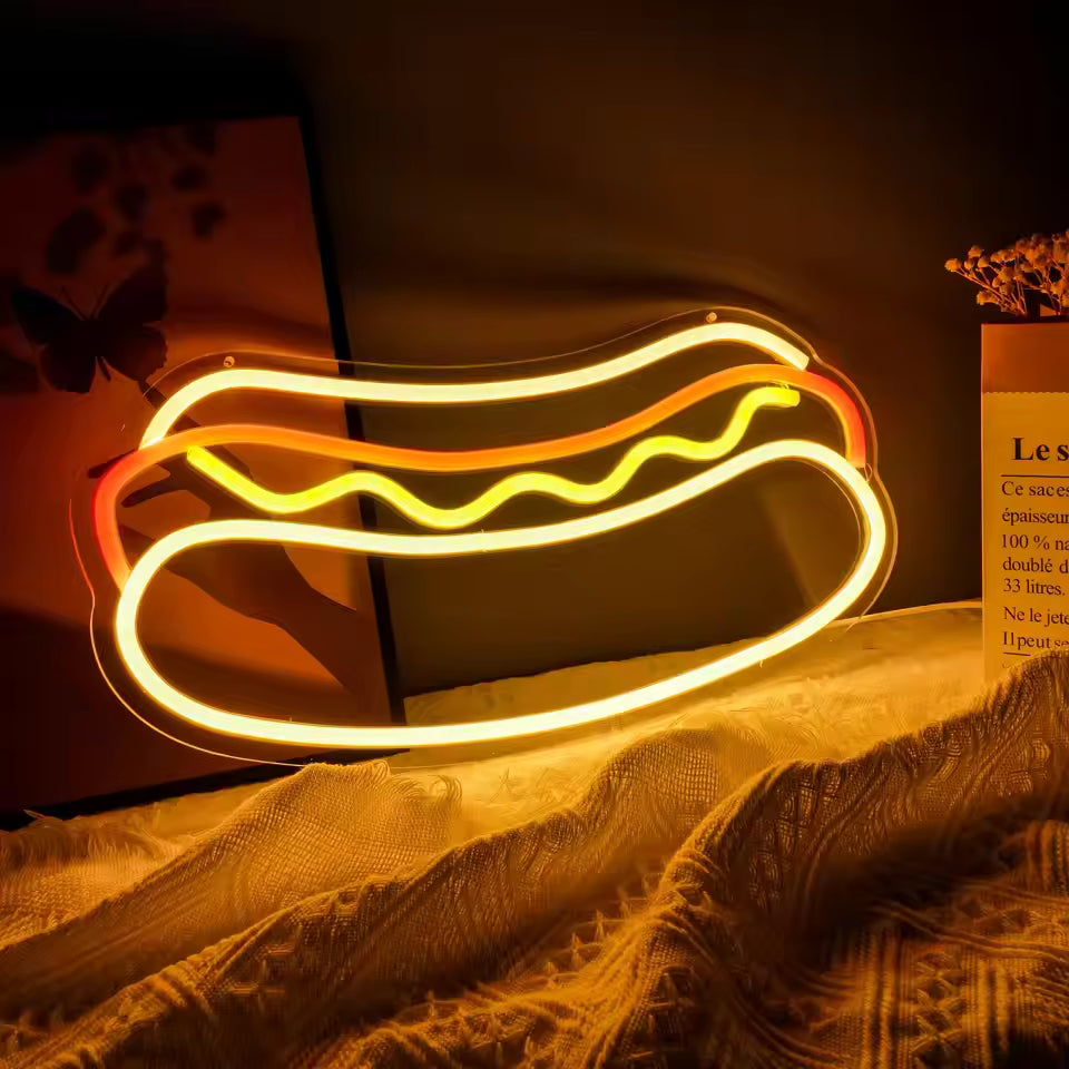 Burger and Sandwich Neon Sign