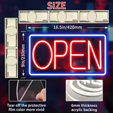 OPEN” LED neon light