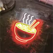 Noodles Neon Sign USB Dimmable Neon Lights