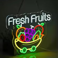 Fresh Fruits Neon Light