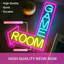Game Room Neon Sign
